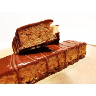 Barre chocolat arachides.