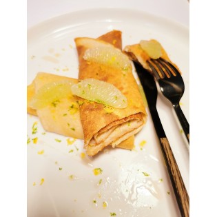 Crêpe citron.