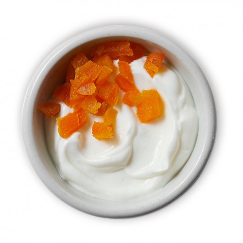 Fromage blanc abricot. Fromage blanc abricot.