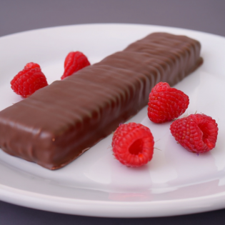 Barres chocolat framboise